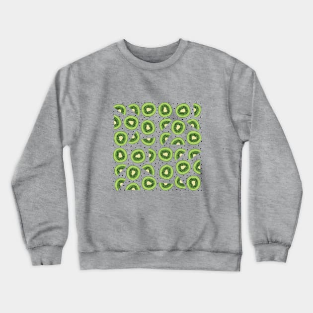 I love kiwi summer pattern Crewneck Sweatshirt by Simplulina